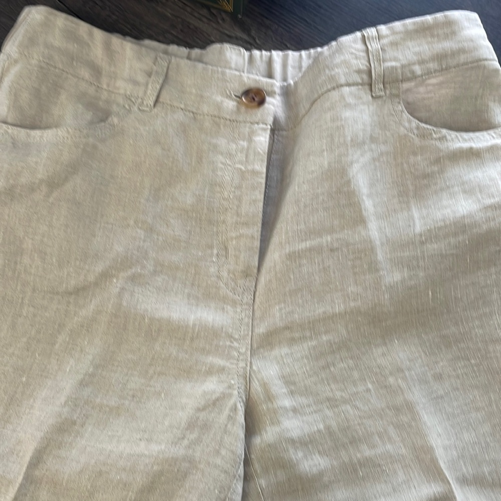 Chico’s tan linen pants